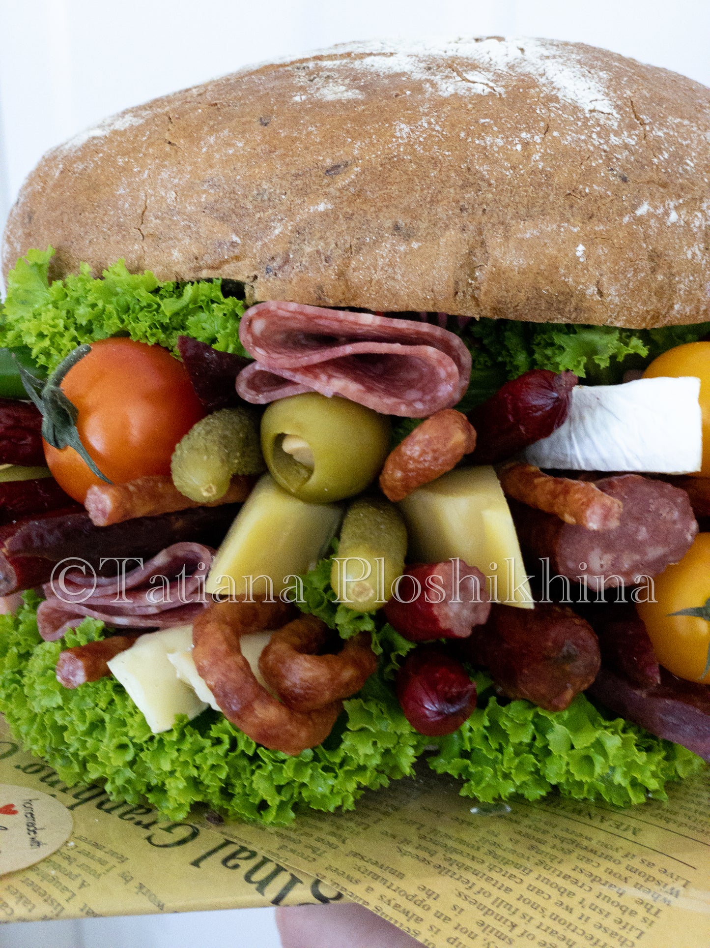 Burger-bouquet