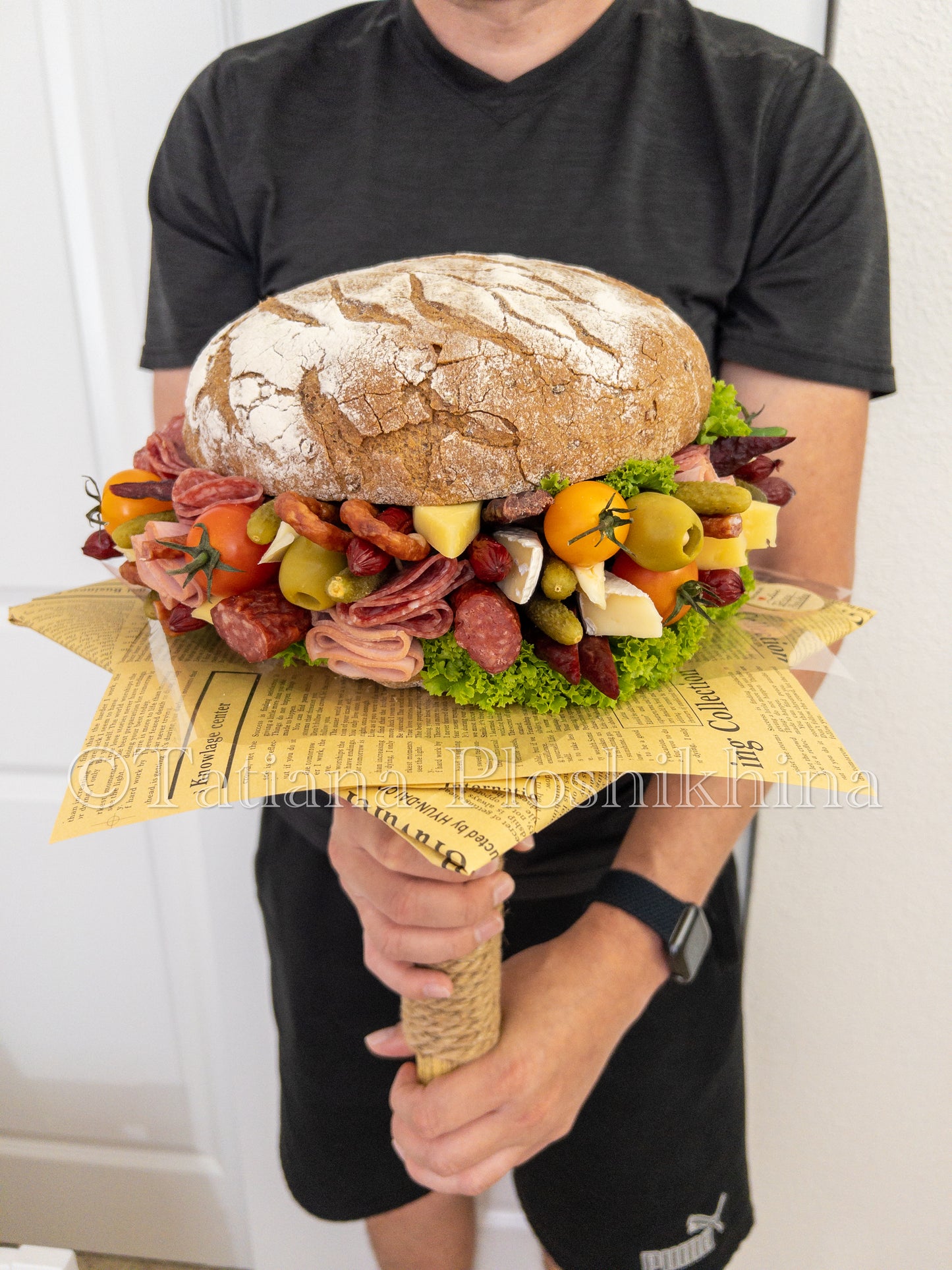 Burger-bouquet