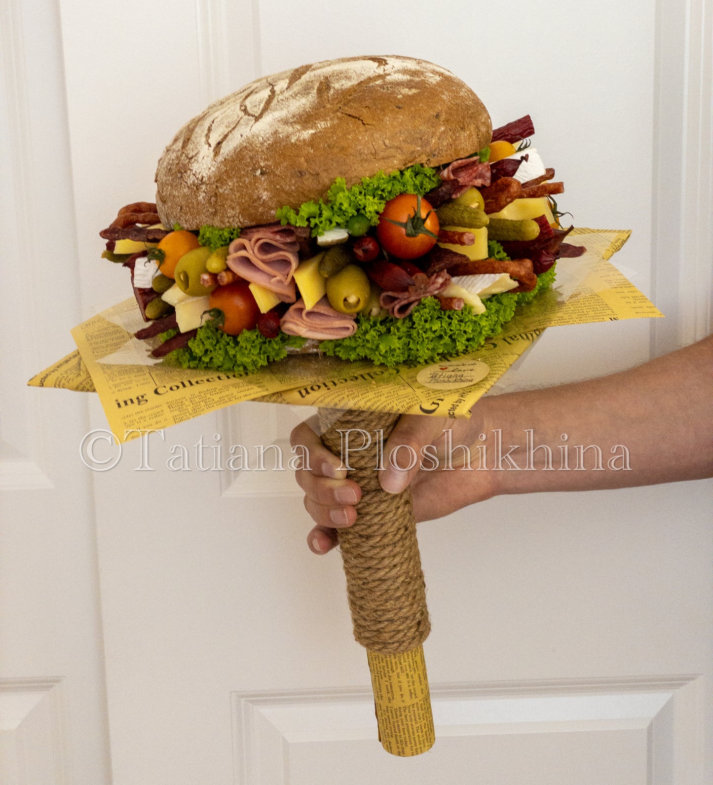 Burger-bouquet