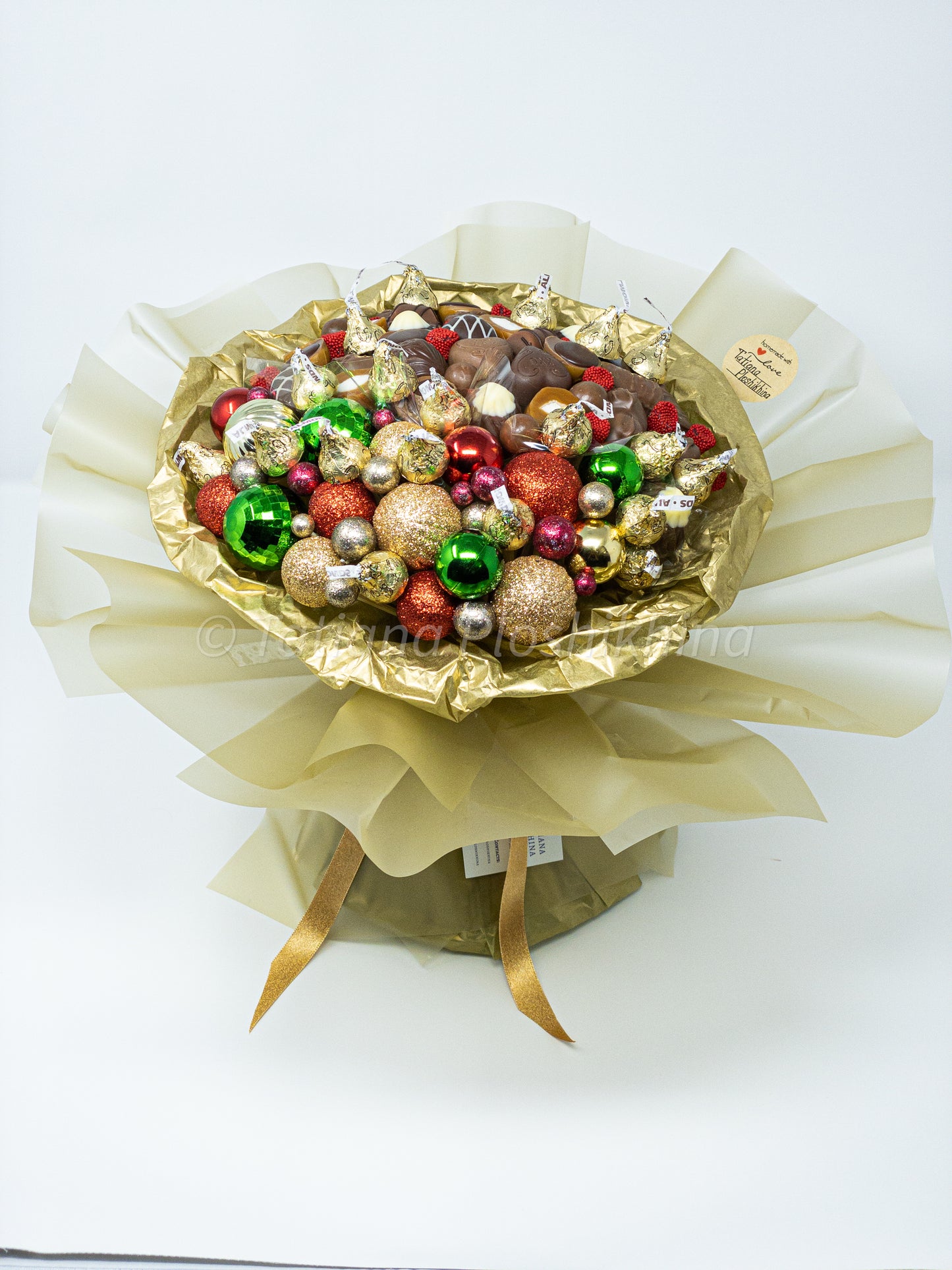 Christmas candy bouquet