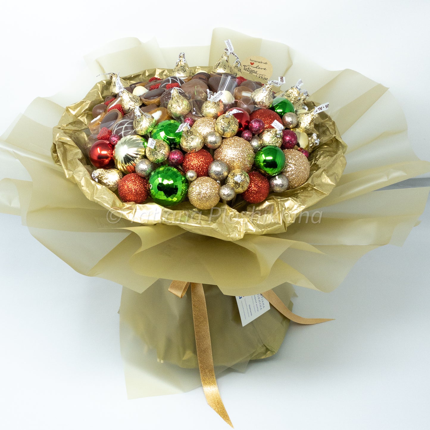 Christmas candy bouquet