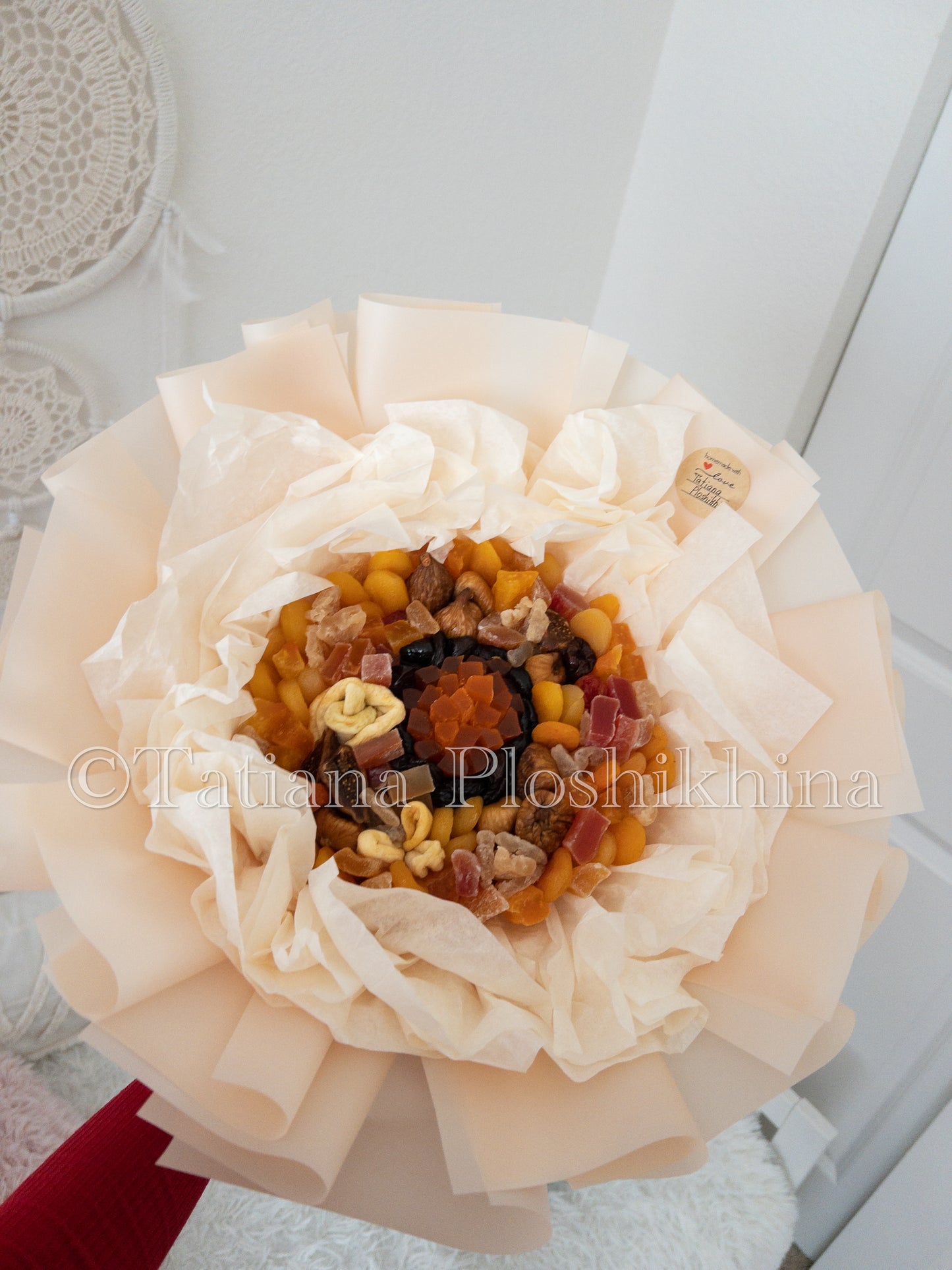 Dried fruits bouquet