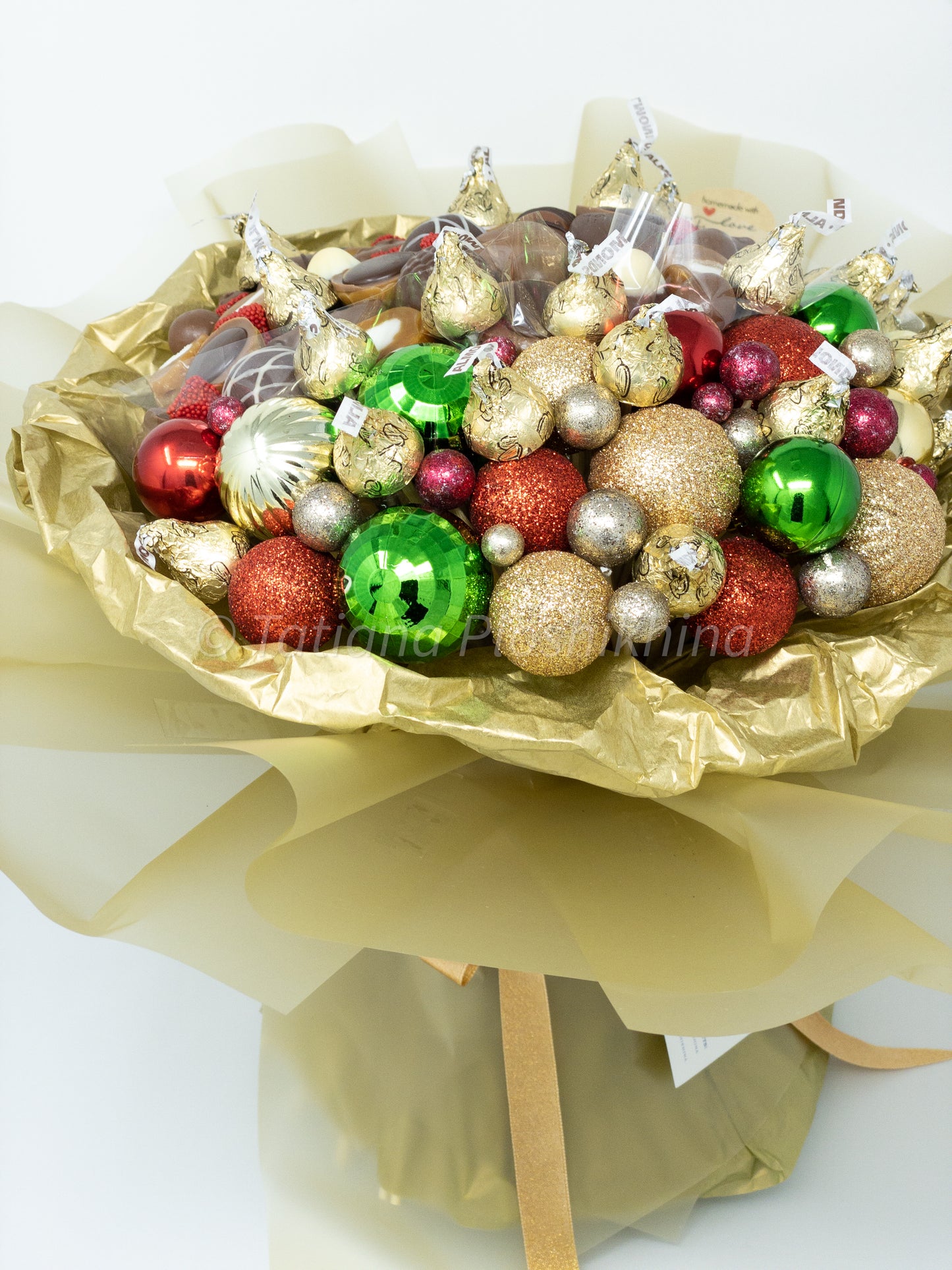 Christmas candy bouquet